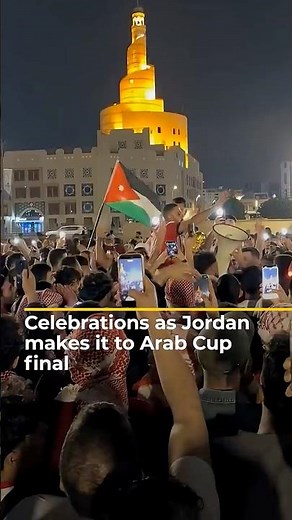 Celebrations as Jordan reaches first Arab Cup final