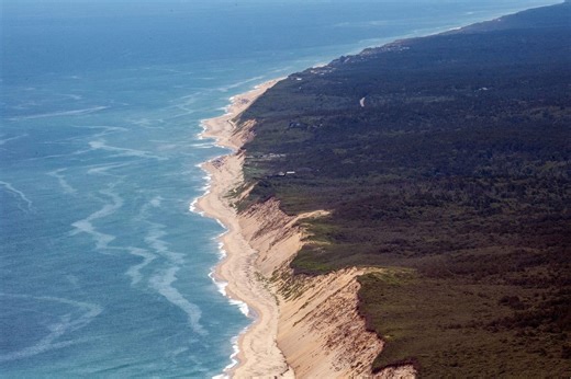 A Cape Cod town added more sand to its beach. Half is already gone
