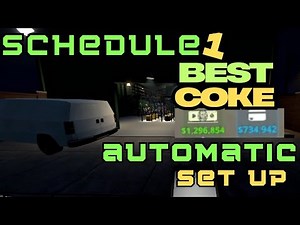 Schedule 1 Best Automatic Coke Set Up - Quick Tutorial SUPER Easy + Get Rich Fast