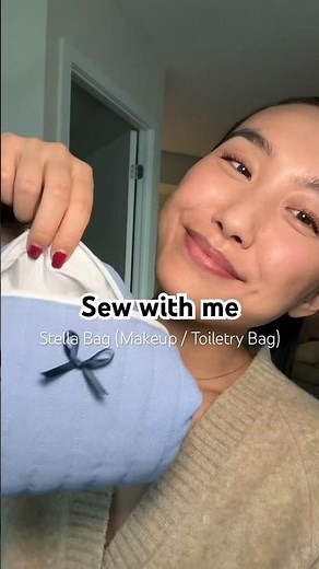 Beginner sewing project inspo ✨ using the Stella Bag pattern! #sewing #easysewingproject #makeupbag