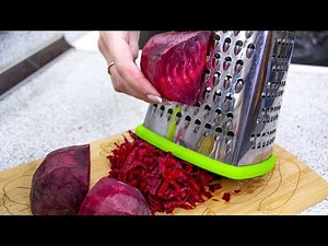 Grated beets! Easy recipe, delicious taste. A quick beet recipe.