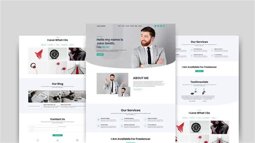 JS - 做个炫酷的网站，其实很简单！HTML、CSS、JavaScript项目实战