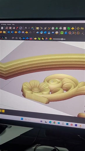 3d designing in artcam #nc #3d #artcam