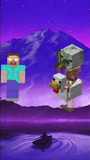 minecraft herobrine vs all mobs****