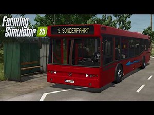 FS25 - Cityliner Bus w/ PASSENGERS - NEW CAR MOD for Farming Simulator 2025 ROLEPLAY | FS25 GAMEPLAY