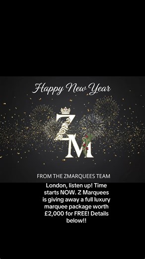 Win a £2,000 Luxury Marquee Package in London!