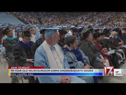 After 70 years, neurosurgeon gets UNC undergrad degree