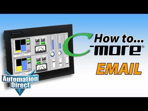 C-more HMI: How to Setup Email and Notifications from AutomationDirect