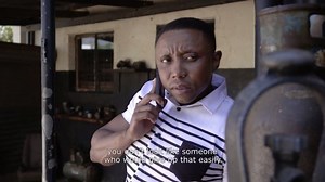 Sbu on the phone with Siza and he has forgotten all about Mabuyi. https://bit.ly/3kw7h8c #ISIBAYA | Isibaya Mzansi Magic