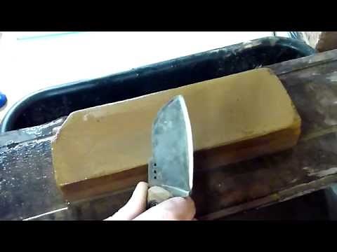 how to sharpen a chisel grind