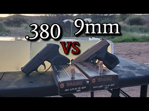 .380 auto VS 9mm Ballistics Gel Test
