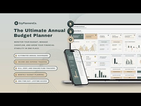 Ultimate Annual Budget Spreadsheet Explained (Step by Step) - 2026 Updated Version