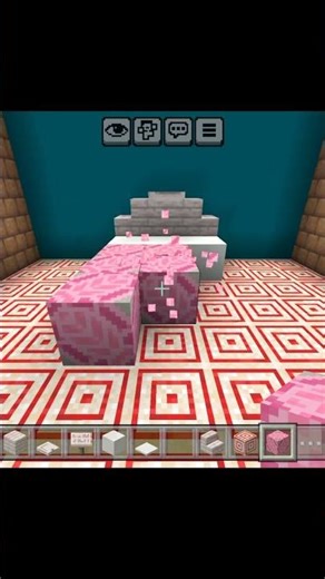 Minecraft Beautiful Bed Design 🛏️ Easy & Aesthetic Build Tutorial#minecraft #gaming #viral#auracat