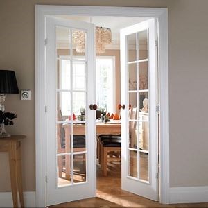 [Hot Item] Modern Interior Wood Door MDF Solid Wood French Doors