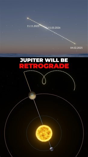 Why Jupiter Moves Backwards?! 🤯 #AstronomyExplained