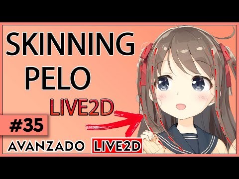 TUTORIAL de SKINNING para el PELO en LIVE2D | VTUBER | ZeritalVT | Live2d #35