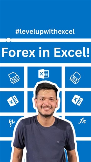 Ayush Aggarwal | The Excel Officer | 💱 Need live currency conversion right inside Excel? The STOCKHISTORY function lets you pull exchange rates between any two currencies —... | Instagram