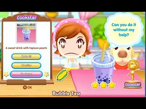 100% Cooking Mama Cookstar Traditional Recipes | Recipe 43 : Bubble Tea