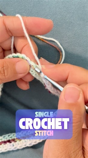 How to Single Crochet 🧶 | Easy Crochet Stitch for Beginners