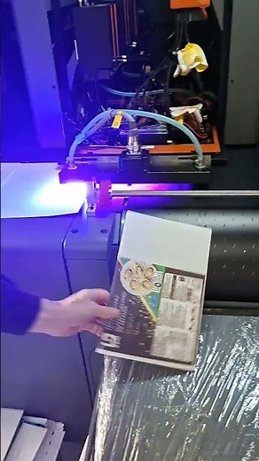 The entire process of high-definition printing on corrugated cardboard,single-pass UV printer