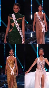 Phi - Thai - Cam - Vietnam trong phần thi trang phục dạ hội. | Venus Beauty Queen