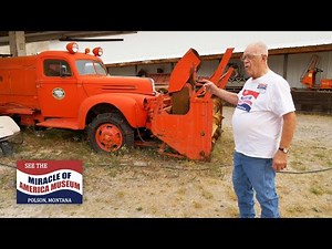 Vintage Rotary Snow Plow