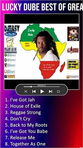 Lucky Dube Best of Greatest Hits Remembering Lucky Dube mix by djeasy #shorts
