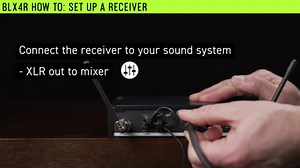 Shure BLX24R/SM58 Wireless Microphone System - 14-Hour Battery Life, 300 ft Range, UHF | SM58 Handheld Vocal Mic, Single Channel Rack Mount Receiver | H10 Band (BLX24R/SM58-H10)