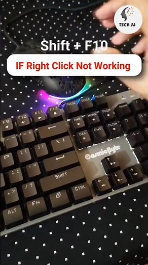 How to Right-Click Without a Mouse! 🖱️⌨️ | Quick Windows Keyboard Shortcut​ #shorts