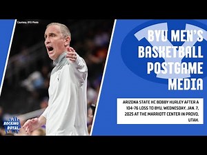 Men's Basketball | BYU vs. Arizona State | ASU HC Bobby Hurley