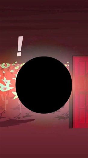 black hole sees and STRUGGLES to open the red door... - (tpot 24) #shorts #BFDI #TPOT