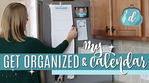 Kitchen organization 💙 Do it on a dime 2018 calendar & command center