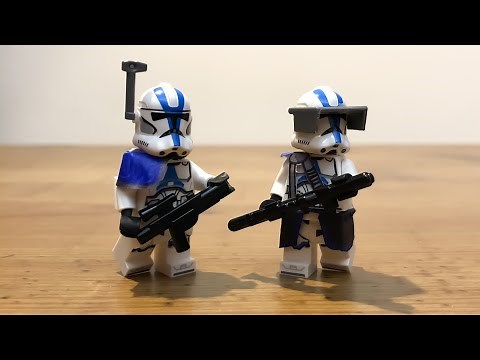 How to add VISORS + RANGE FINDERS to PHASE 2 HELMETS | Lego Star Wars custom clones tutorial, P2