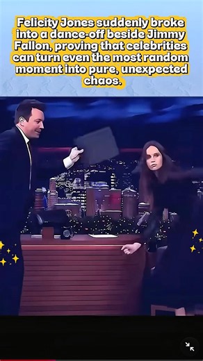 Felicity Jones Turns Jimmy Fallon’s Show Into a Dance Battle 😂🔥 #felicityjones