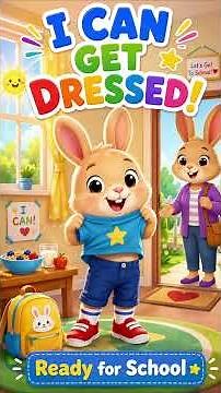 I Can Get Dressed | Ready for School Song for Kindergarten Kids