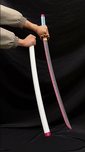 Demon Slayer Kanroji Mitsuri Nichirin Katana !#demonslayer #katanasword #mitsuri #katanasword