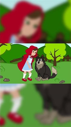 ON MATHURIN'S FARM with LITTLE RED RIDING HOOD | Children's rhyme #shorts