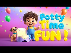 🎶 Potty Time Fun! 🚽 | The Best Potty Training Song for Kids!