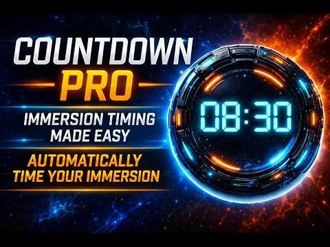 Countdown Pro (Chrome based Addon) -Automate your immersion tracking
