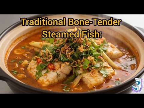 Traditional Burmese Bone-Tender Steamed Fish: A Healthy Lemon-Infused Delicacy