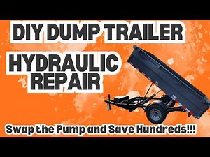 DIY Dump Trailer Hydraulic Repair: Swap the Pump & Save Hundreds!