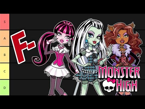 Ranking Every MONSTER HIGH Character for an hour and a half...