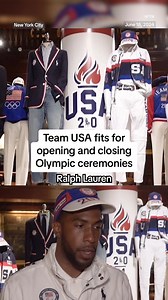 80K views · 210 reactions | Ralph Lauren unveils Team USA's opening and closing ceremony uniforms for the 2024 Paris Olympics. "Nothing says America like blue jeans," an exec for the brand says. | NBC News | Facebook