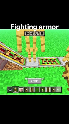 MINECRAFT ARMOR BATTLE! ⚔️💎 #Minecraft #Shorts