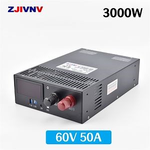 [Hot Item] Adjustable 3000W Switching Power Supply 0-60V 0-50A Output for AC-DC for Laboratory Tests Cars & 3D Adapter