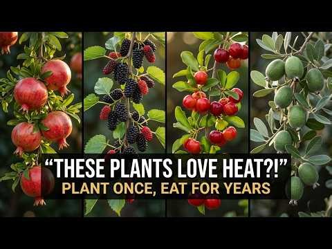 Estos 9 Arbustos Frutales Fueron HECHOS para Climas Cálidos - Planta Una Vez, Come Durante Décadas!