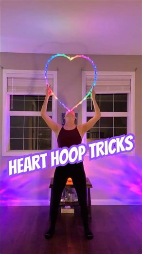 Try these 🤍 Heart Hoop Tricks 🤍 #hulahooping #flowarts #hearthoop #tutorial #feelthelove #fyp