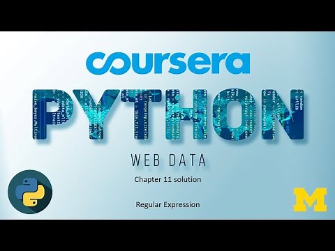 Coursera Programming for Everybody( Using Python to Access Web Data ) chapter 11 week 2 solution