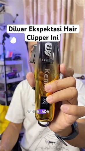 Di Luar Ekspektasiku Hair Clipper Kemei KM-709A Awet, Baterai Display, 6500RPM, USB C#kemei