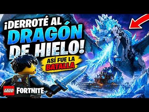 ¡DERROTÉ AL DRAGÓN DE HIELO! Así fue la batalla en Fortnite